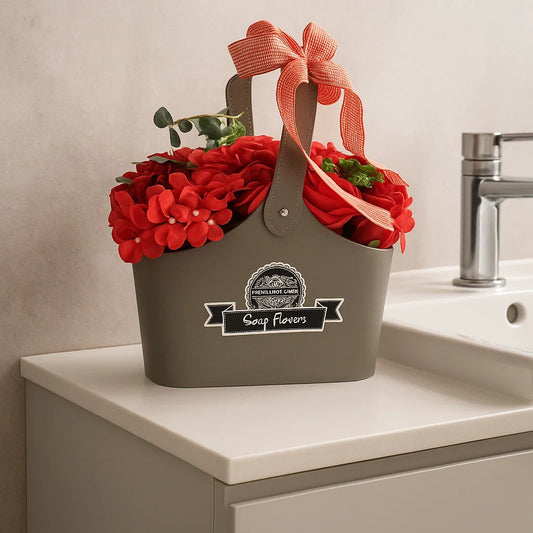 Panier de fleurs de savon - XL