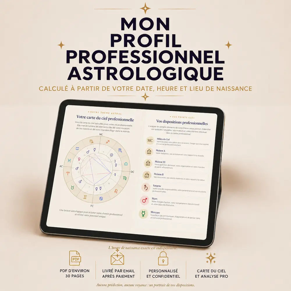 Profil professionnel astrologique (PDF)