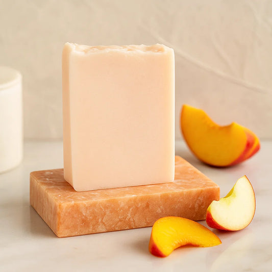 Savon Artisanal à l'Huile de Coco - Pêche et Pomme