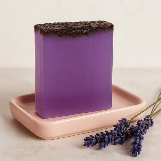 Savon Artisanal à l'Huile de Coco et Lavande Relaxante