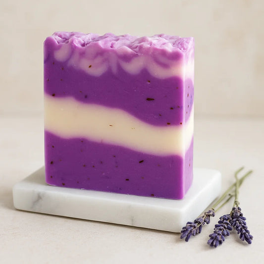 Savon artisanal Huile d'Olive et Lavande