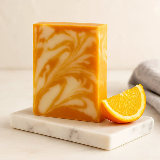 Savon Artisanal Huile d'Olive et Orange