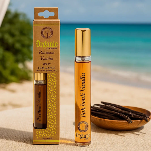 Parfum d'ambiance en spray | Patchouli & Vanille- Organic Goodness