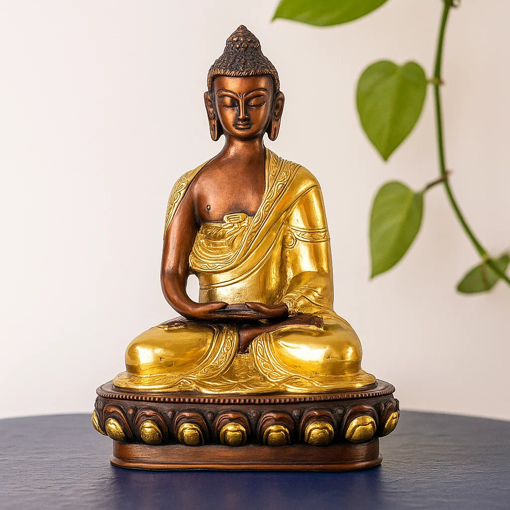 Bouddha Amithaba bichrome