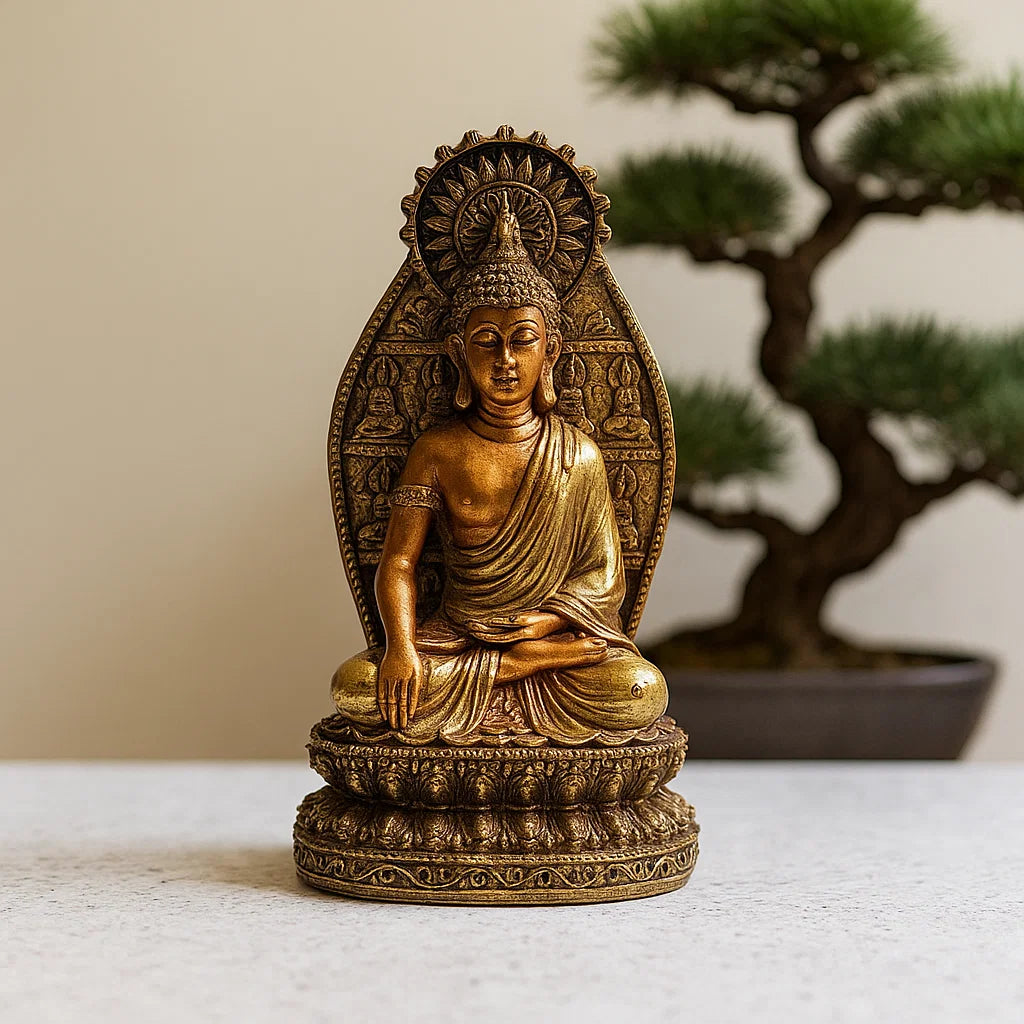 Bouddha touchant la terre