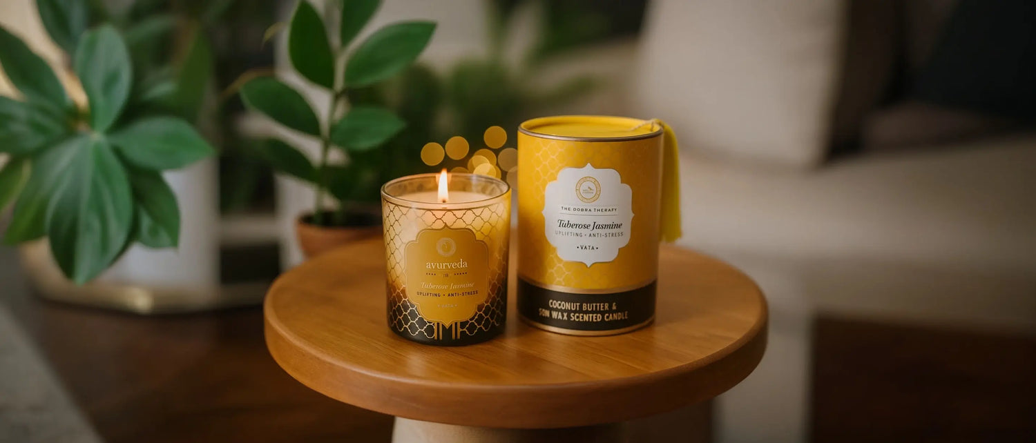 Bougie parfumée en pot de verre, durable et écologique