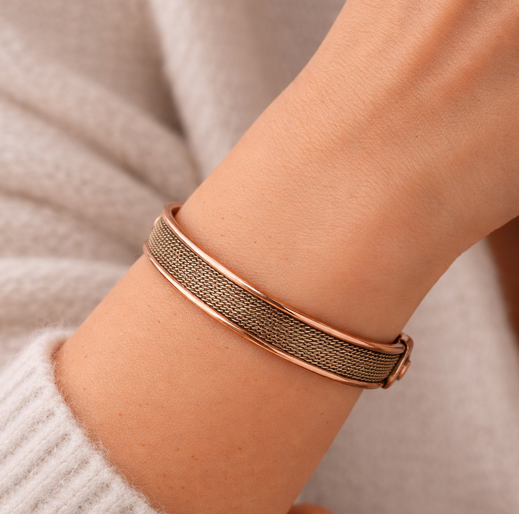 Bracelet en cuivre magnétique unisexe