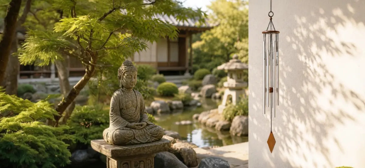 Un carillon à vent Feng-Shui chez Astroya