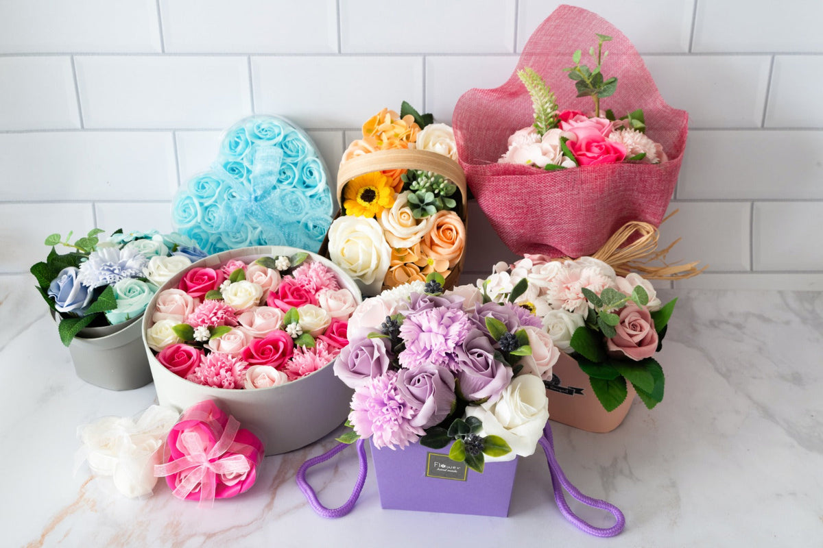 Fleurs de savon : pour une déco pas cher