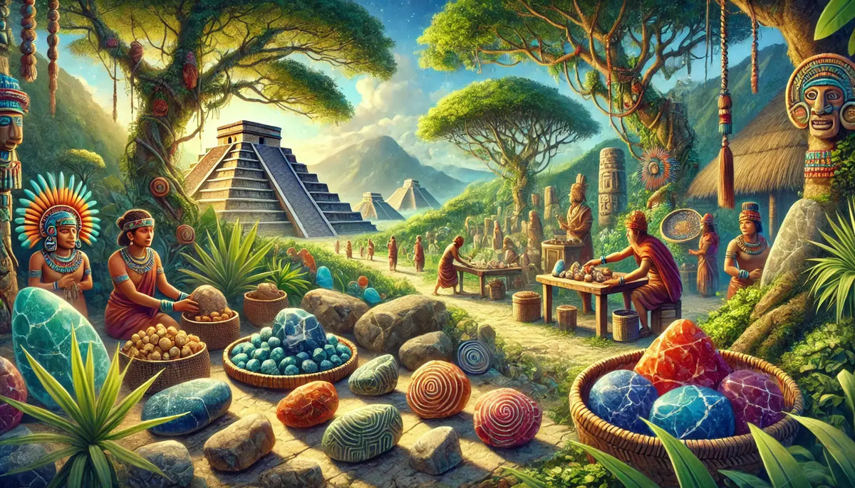 La lithotherapie au sein des cultures mesoamericaines : jade et obsidienne