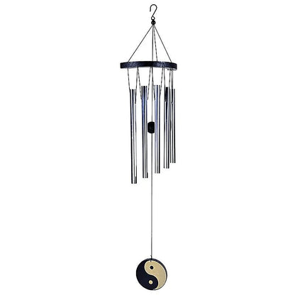 Carillon à vent 5 tubes alu Ying-Yang - 35 cm