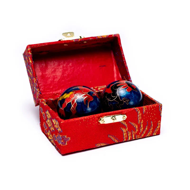 Boules de santé Qi Gong Phénix dragon bleu