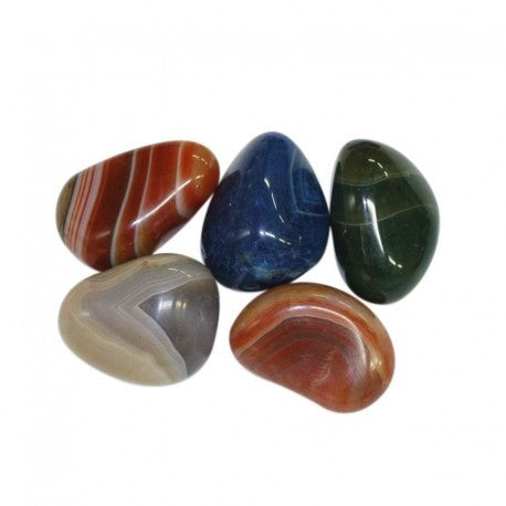 Agate teintée couleurs variées
