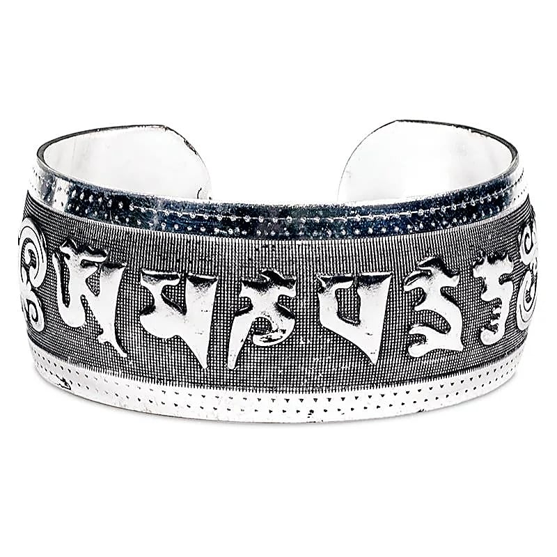 Bracelet Miao tribal avec mantra OM Mani Pad Me Hum – vue 2