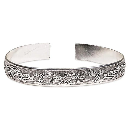 Bracelet tribal Miao avec lotus