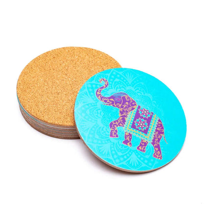 Sous-verres en bois  - Décoration peinte