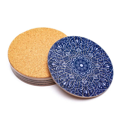 Sous-verres en bois  - Décoration peinte