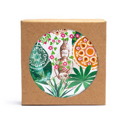 Sous-verres en bois  - Décoration peinte