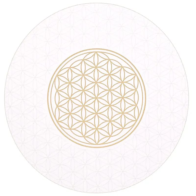 Sous-verres en bois | Fleur de Vie – vue 2