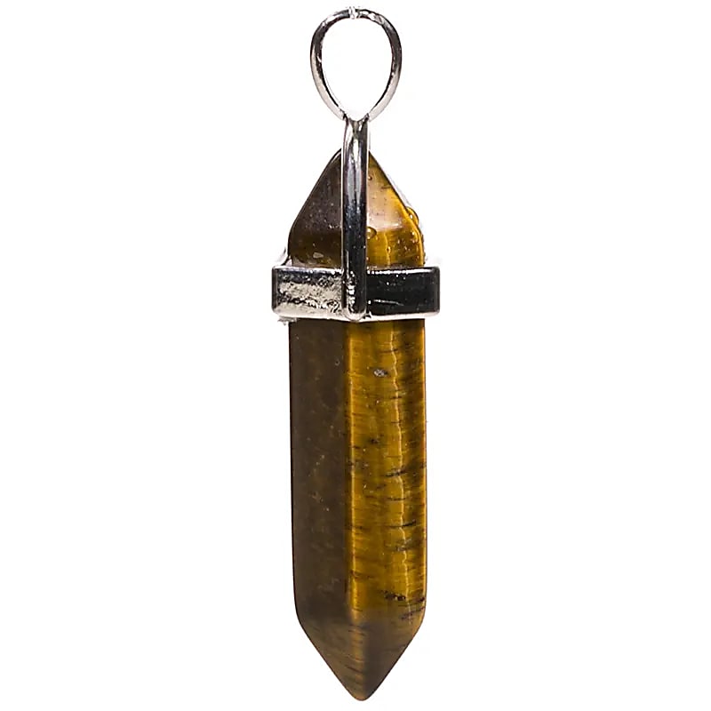 Pendentif Oeil du Tigre - Forme Ovale
