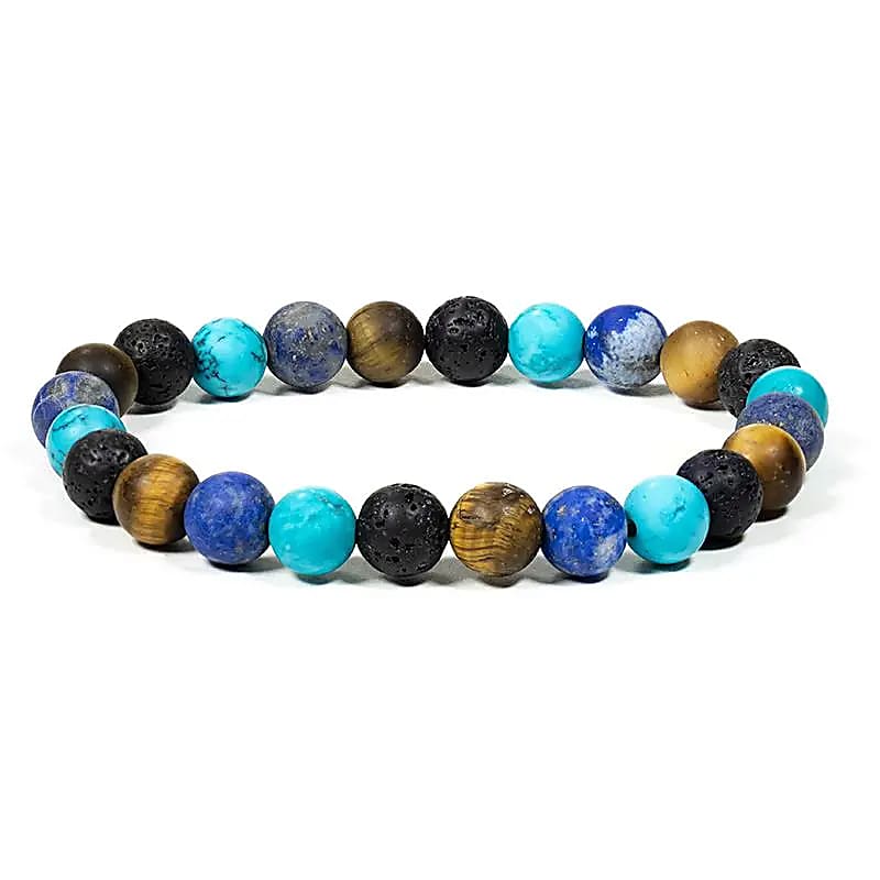 Bracelet multi pierre - 8 mm