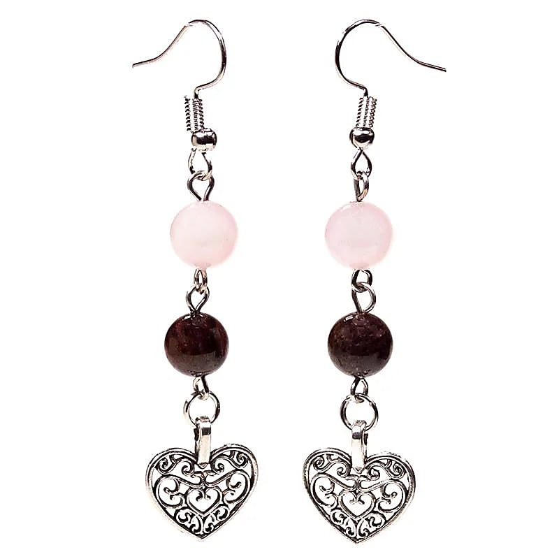 Boucles d'oreille pierres 8 mm
