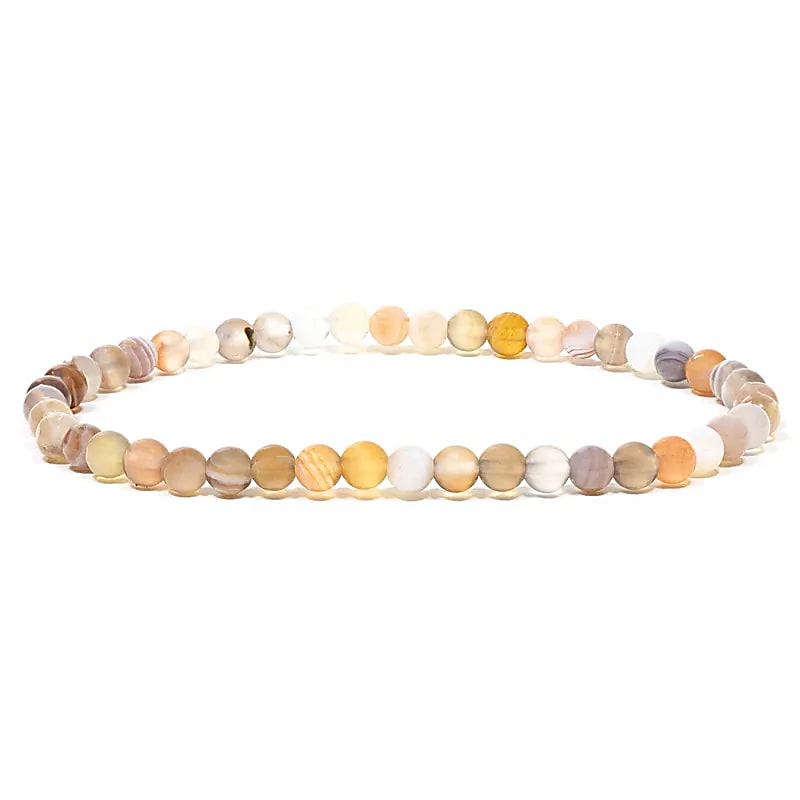 Bracelet en Agate - 4 mm – vue 2