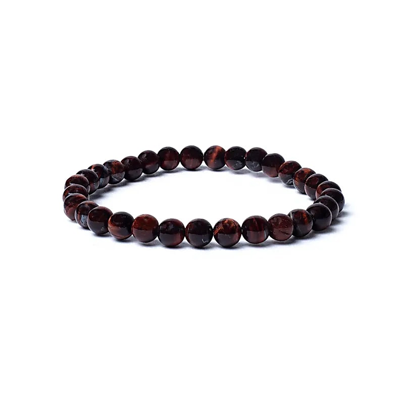 Bracelet Oeil de Tigre rouge