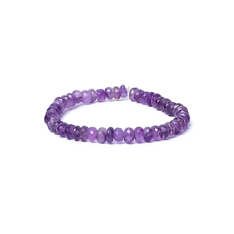 Bracelet Améthyste à facettes