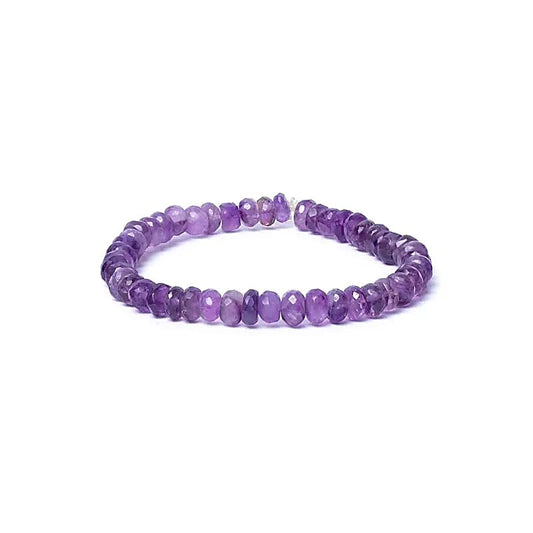 Bracelet Améthyste à facettes