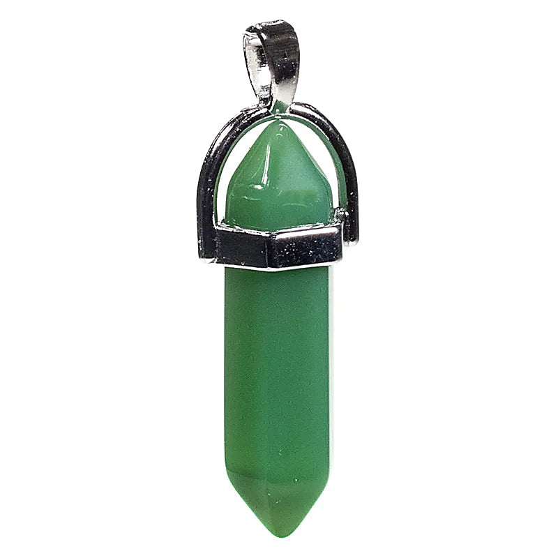 Pendentif en Aventurine Verte - Forme Ovale