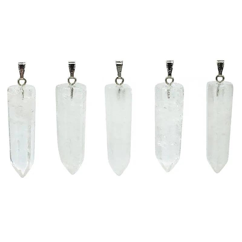 Pendentif en Cristal de Roche Naturel, petite taille