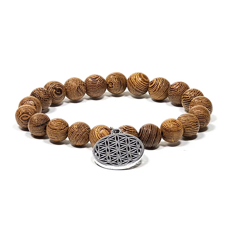 Bracelet Wengé Fleur de Vie