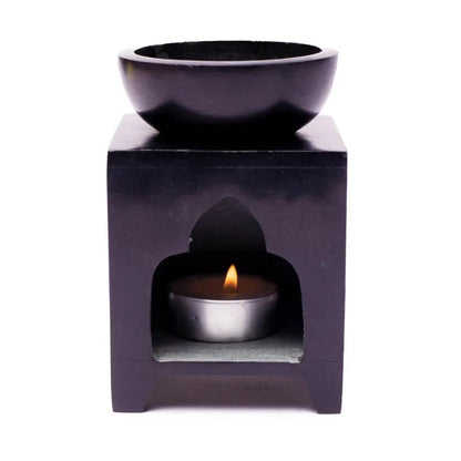 Brûle parfum en stéatite - Fleur de Vie