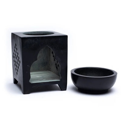 Brûle parfum en stéatite - Bouddha