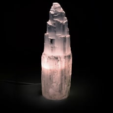 Lampe en Selenite - 25 cm – vue 2