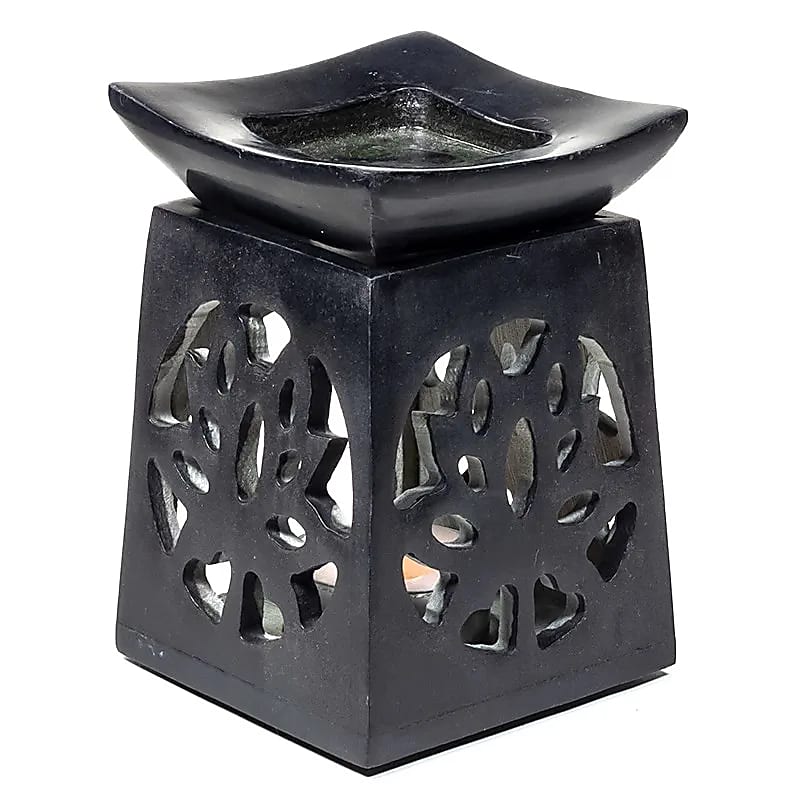 Brûle parfum en stéatite - Lotus – vue 2