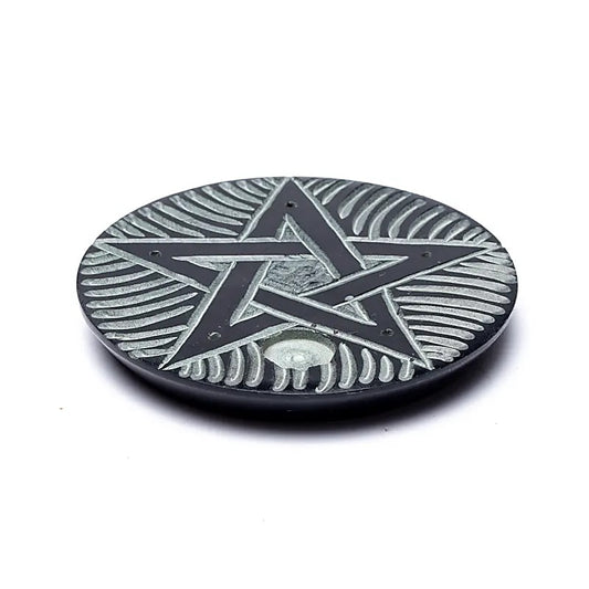 Brûleur encens cônes et bâtons - Pentacle