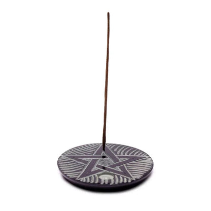 Brûleur encens cônes et bâtons - Pentacle