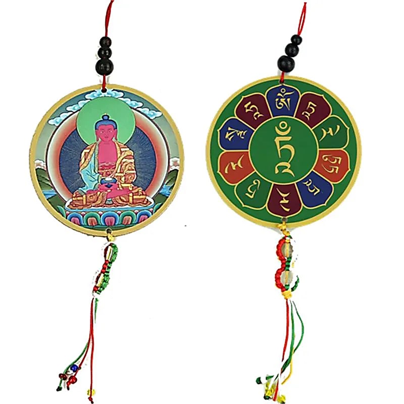 Pendentif Amithaba &amp; Dorje