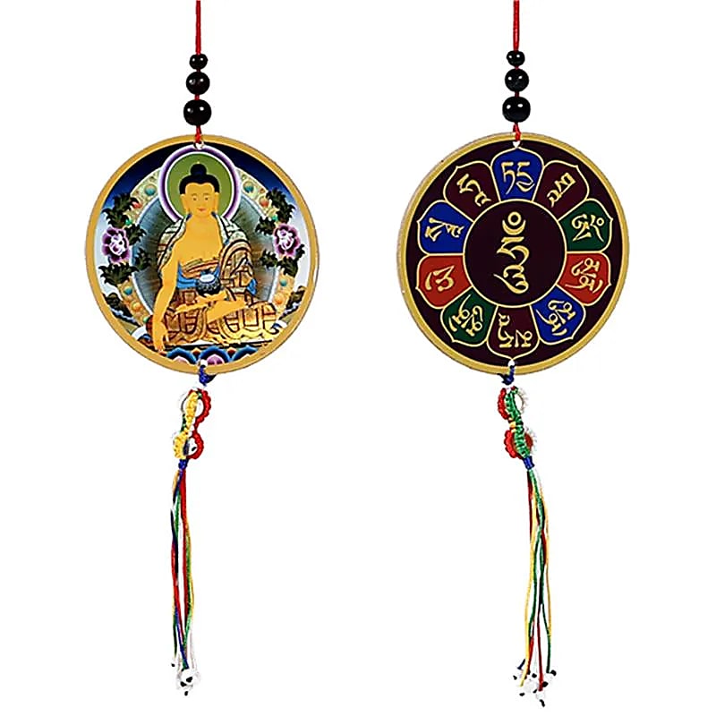 Pendentif Bouddha &amp; Dorje Exquis