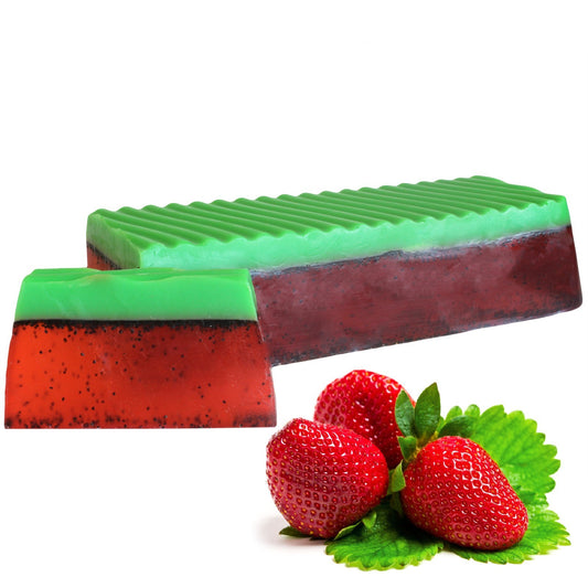 Savon Artisanal Fraise – Douceur et Gourmandise
