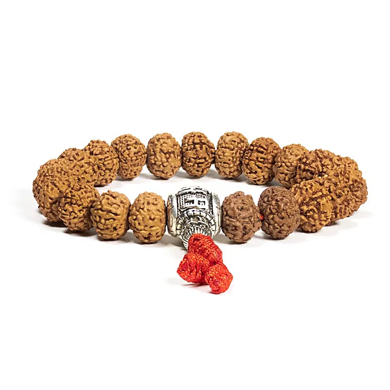 Bracelet Rudraksha  21 perles| OmPH Compassion – vue 2