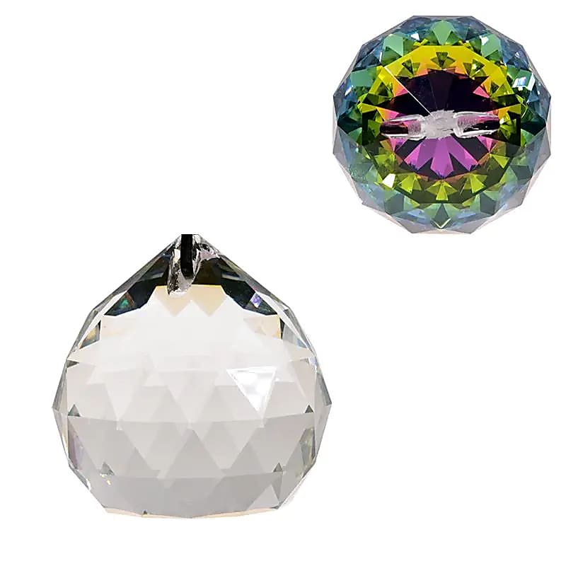 Cristal arc-en-ciel qualité AAA - grande Sphère | 4 cm – vue 2
