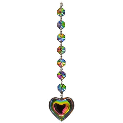 Cristal arc-en-ciel Aurora - Coeur | 20cm