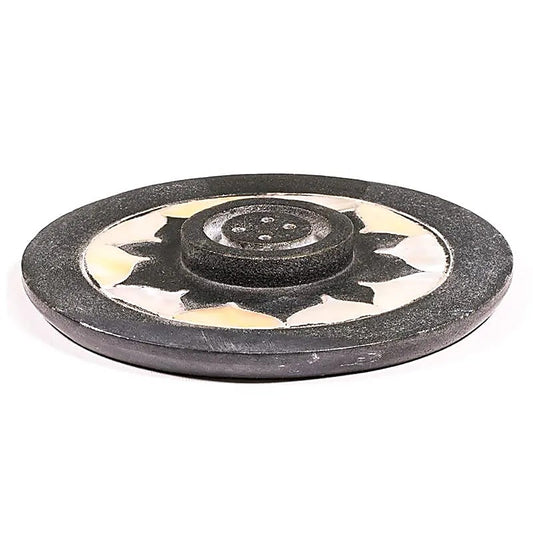 Brûleur encens en stéatite - Lotus