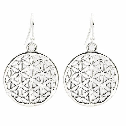 Boucles d'oreilles Fleur de vie