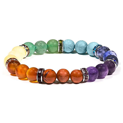 Bracelet 7 chakras | Pierres 9mm