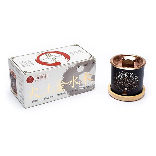 Coffret Aromafume Feng Shui : Diffuseur + briques d'encens