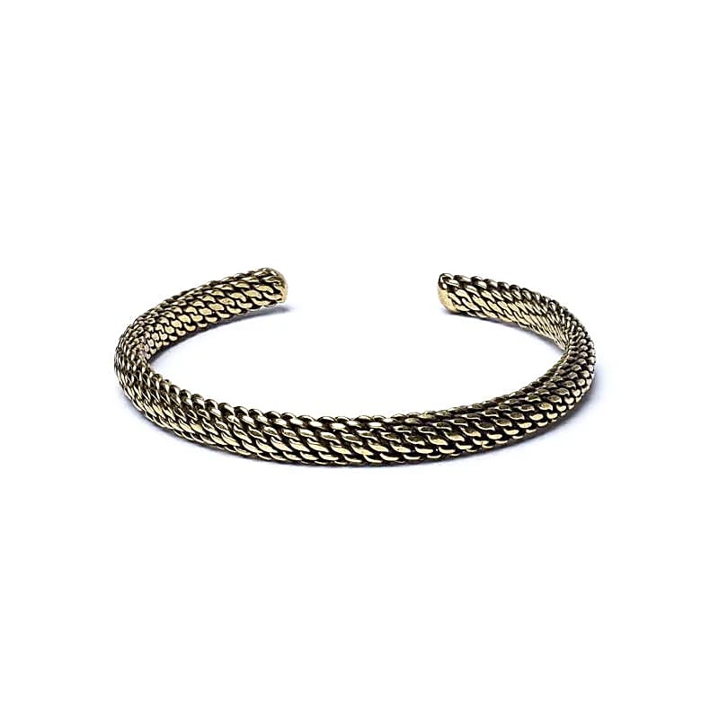 Bracelet multi-torsades couleur doré – vue 2